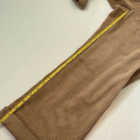Miou Muse tan corduroy pants size medium wide leg pants cords - Picture 8 of 9